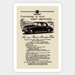 ROVER 75 P4 - advert Sticker